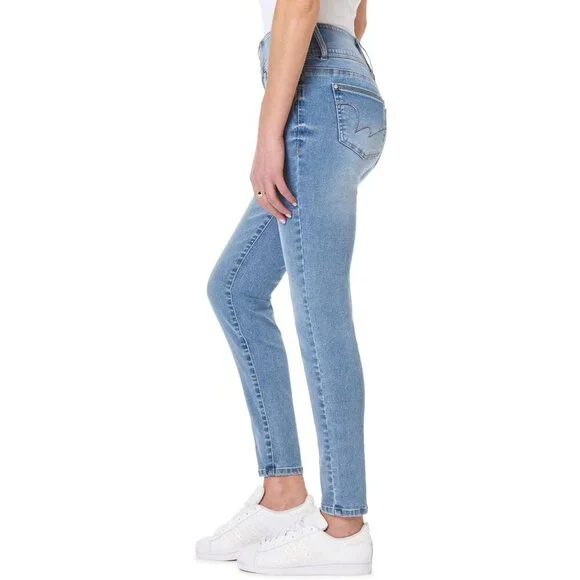 Womens Skinny Ankle Jeans High-Rise Insta Soft Juniors Stretch Denim